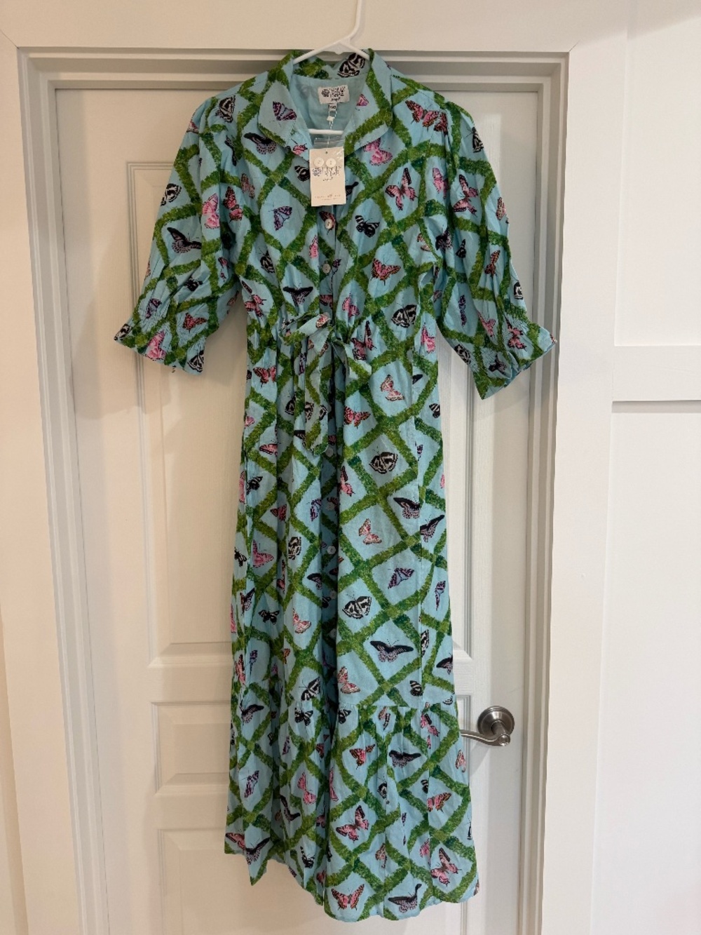 Holly Shae Boxwood Butterfly Catherine Dress NWT